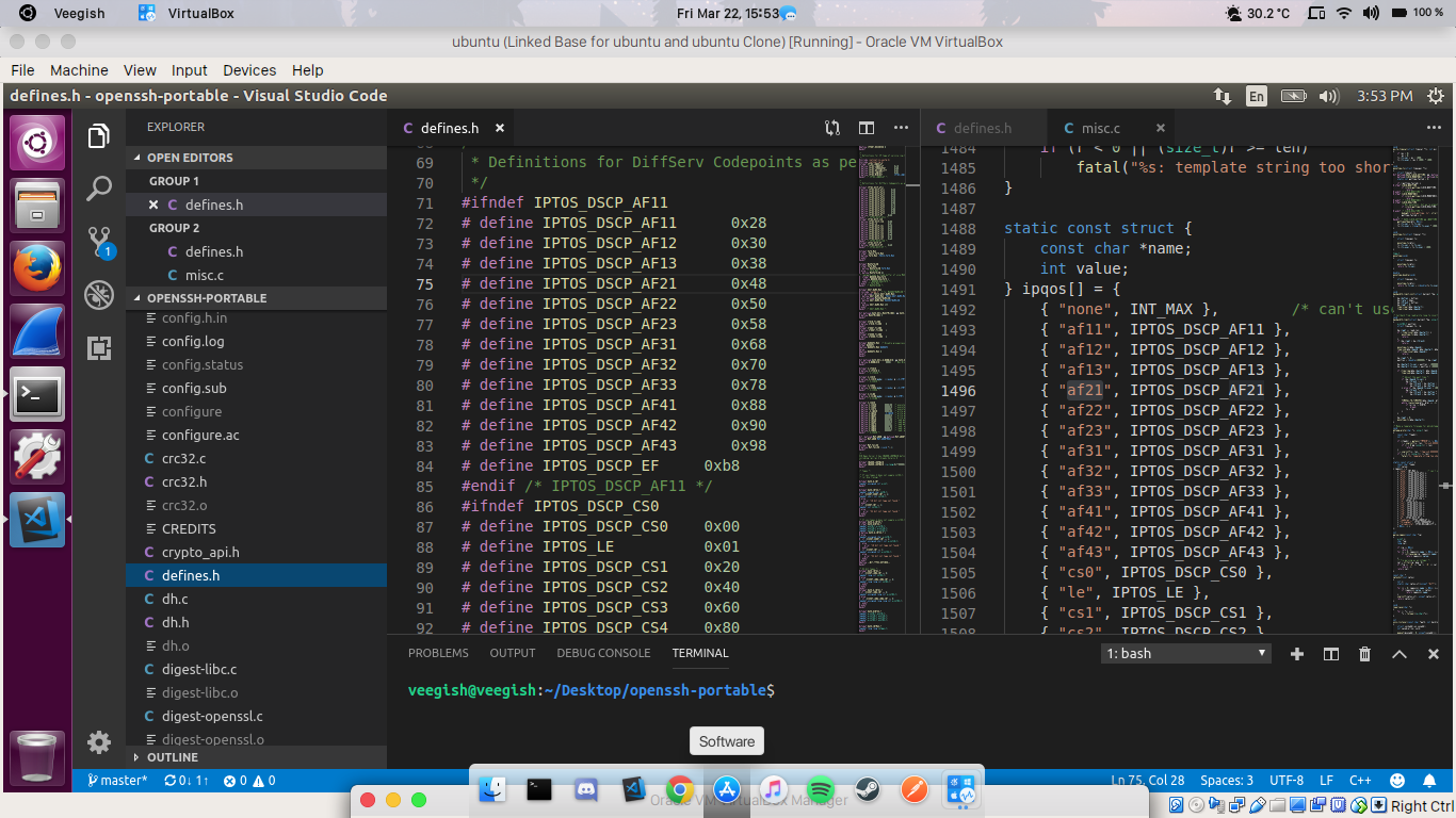 Adding DSCP LE Codepoint in OpenSSH code